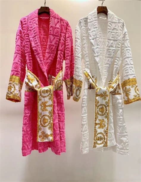 versace gown pink|Versace robe discount.